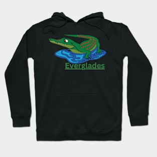 Everglades National Park Vintage Alligator Hoodie